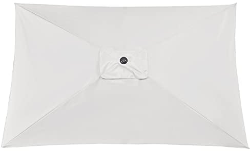 KHBNHJ Paño de repuesto para sombrilla, 2 x 3 m, cubierta para sombrilla de jardín, sombrilla de patio, toldo de repuesto para sombrilla de mesa de mercado, color beige