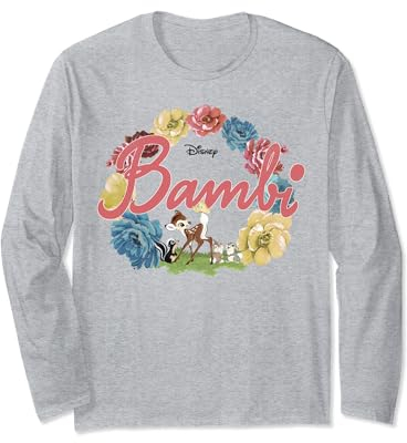 Disney Bambi Floral Ring Logo Langarmshirt