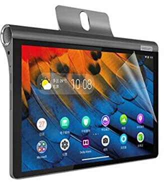 Lobwerk Transparent Screen Protectors for Lenovo Yoga Smart Tab YT-X705F 10.1 Inch Scratch Protection Pack of 2