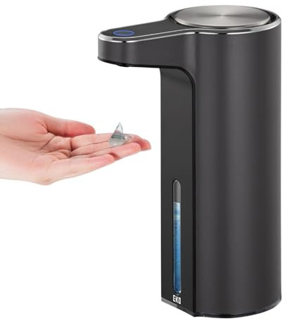 EKO Aroma Automatic Soap Dispenser - Motion Sensor, USB Rechargeable, No-drip Valve, Refillable, Transparent Window to Monitor Soap Levels - 250ml