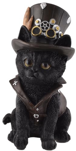 VOGLER Joh. Vogler GmbH Steampunk Katze mit Zylinder und Pilotenbrille