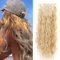 Gairyan Clip in Extensions wie Echthaar günstig Haarteile 6 Teile Set 50cm Haarverlängerung Haarteile Clip in Haare Extension Synthetische Gewellt Wellig Lang Lockig, Naturblond & Bleichblond