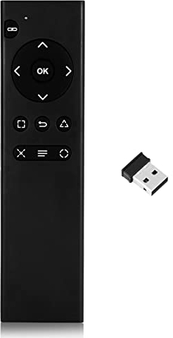 Universal-Fernbedienung für 4, DVD-Multimedia-Fernbedienung 2,4 GHz Wireless Media Controller mit USB-Empfänger für 4 DVD