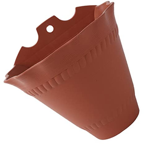 Cabilock Pot Suspendu Murale Pot De Fleurs Forme De Cône pour Décoration Intérieure Et Extérieure Brique Drainage pour Plantes Succulentes