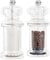 Cole & Mason 605 Salt and Pepper Mill Set, Precision+/Ceramic Mechanisms, Adjustable Salt and Pepper Grinders, Acrylic, 144mm, Cooking/Seasoning, Lifetime Mechanism Guarantee