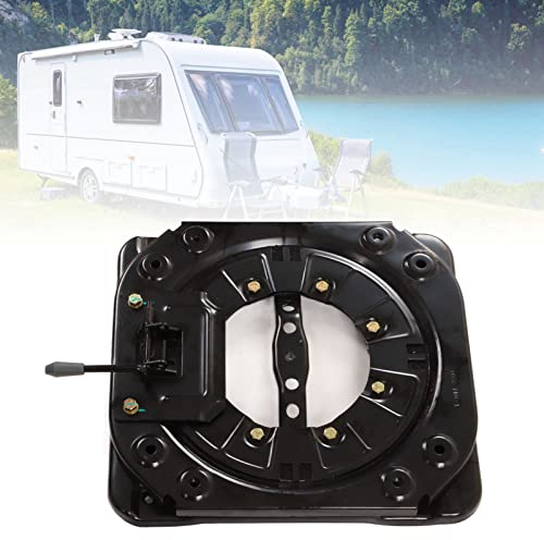 Robuste Sitzdrehbasis, 4 fach Arretierbare Sitzdrehung, um 360 Grad Drehbare Hocker Drehplatte, 130 Kg Belastung für Wohnmobil, Wohnmobil, Boot, Bus