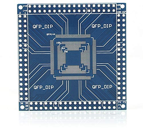 QFP/TQFP/LQFP 32/44/48/64/100/144 Pin Zu DIP Pin Board Adapter Konverter Sender Platine Konverter Netzteil Modul Antriebsanschluss Elektronischer Chip Verstärker PCB Ladegerät Batterie