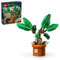 LEGO Figura de mandrágora de Harry Potter y juguete de planta de maceta, idea de regalo coleccionable de Harry Potter para niños, juego de criatura mágica para decoración de habitación, juguete de