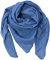 Harrys-Collection Unisex Bandana Uni Farben 100% Baumwolle! 52 X 52 cm, Farbe:Jeans melange