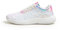 LUCKY STEP Damen Glitzer Turnschuhe Strass Sneaker Leichte Metallische Pailletten-Tennisschuhe (Weiß, 6US-36EU-3UK)