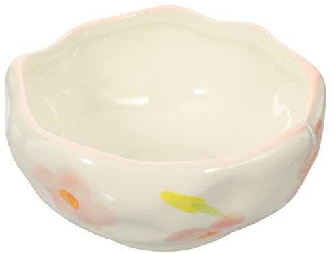 Zerodeko Desserttablett Keramikschale von Hand drücken Sushi-Dip-Schüssel Porzellan Gerichte Salatschüssel Ramen-Nudeln einfache Vitrine Küchengerät Frühstück Container Haushaltsschüssel
