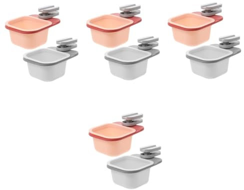 MAGICLULU 8pièces Poubelle De Bureau Rotative Clip Organisateur De Déchets Pratique Pour Bureau Et Maison Gain De Place Optimal Design Multifonctionnel