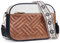 Roulens Gesteppte Damen Handy Umhängetasche, PU Leder Handy Schultertasche, Crossbody Bag für Damen mit Verstellbarem Breiter Gurt