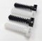 Gabex® 100 hasta 1000 tacos de brida, 6 x 30 mm, para bridas de hasta 6 mm de ancho (100 unidades, color blanco)