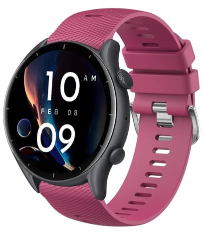 AK für Amazfit GTR 3 Armband/GTR 4 Armband/GTR 3 Pro Armband/GTR 2 Armband Herren Damen, Weiches Silikon Sport Ersatzarmband für Amazfit GTR 47mm/GTR 2e/ Stratos 3/ Stratos 2