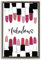 Stupell Industries Hashtag Kunstdruck auf Leinwand, Motiv Fabulous Lipstick, gerahmt, Design von Martina Pavlova