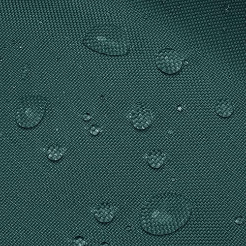 Tela impermeable por metros 5M x 160 cm - Tejido resistente al agua para exterior ideal para cojines cortinas fundas muebles de jardín y proyectos de costura Verde
