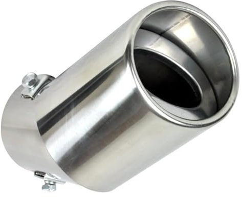 MIAOLISI Auspuff Schalldämpfer Für Focus 2 3 Mk2 Mk3 Edelstahl Auto Auspuff TIPP Rohre Schwanz Kehle Endrohr Auspuffrohr