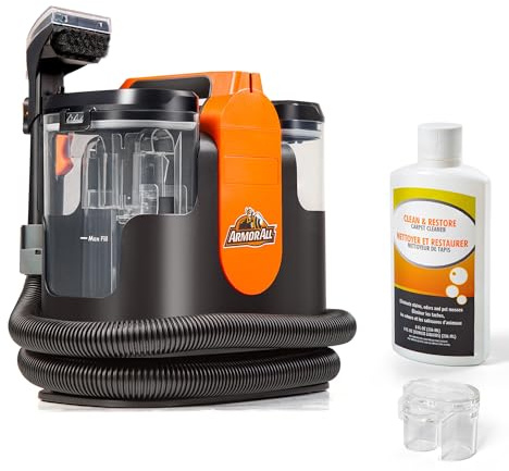 Armor All SCC301 0901 Upholstery & Carpet Cleaner, Car and Auto Detailer with Tools for Pets, Area Rugs and Couches