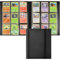 YBCCBY Classeur Carte Pokemon, 540 Pochette Carte, Album Classeur pour Cartes à Collectionner Livre Rangement Cartes Carnet Compatible avec Pokemon Noir, 30 Pages