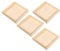 Alipis 2sets Tray Puzzle Storage Jigsaw Puzzle Rack Puzzle Mat Construction Puzzle Table Puzzle Keeper Puzzles 3d Puzzle Organizers Puzzle Accessory Organizer Beige Wooden 4pcs*2