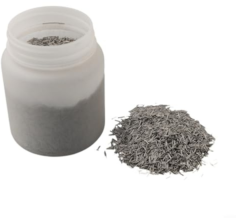 Solaughguy Broches magnétiques importées en acier inoxydable de 1 kg pour médias, longue durée de vie, 1 kg pour gobelets rotatifs et magnétiques, broches de polissage en acier inoxydable pour aimants