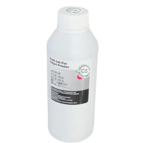 CUAWBAPF 1000 ml kompatible Tintenstrahldrucker Druckkopfreinigungslösung Kompatibel mit Tintenpatronen