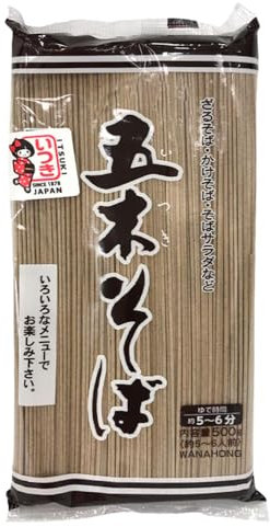 Itsuki Inaka Buckwheat Soba Noodles, 500g, Traditional Japanese Style