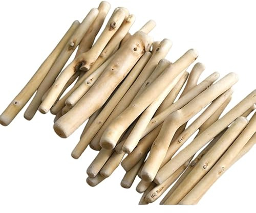 WANYI 250g Treibholz zum Basteln 12cm Holzstäbe Natürliche Holzstäbchen Basteln Kiefernholz Treibholz Deko für DIY Handwerk Heimdekoration Ornamente