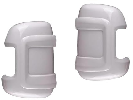 Relay Long Pair White Caps Car Wing Mirror Cap Wear Resistant Rear Shell Cover For Fiat For Ducato For Boxer Spiegelkappe Gehäuse