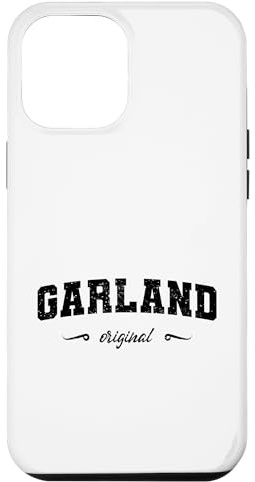 Custodia per iPhone 12 Pro Max Originale Garland Retro Hometown Nome Ghirlanda Originale