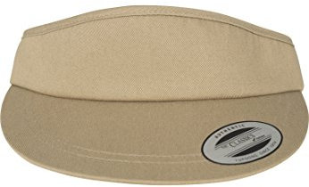 Flexfit Unisex 8051-Flat Round Visor Cap Kape, Khaki, one Size