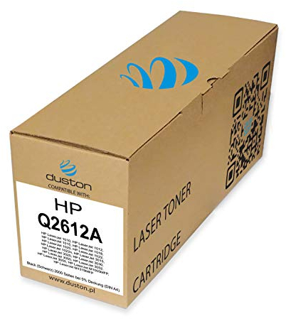 duston Q2612A, 12A Schwarz Toner kompatibel mit HP Laserjet 1010 1012 1015 1018 1020 1022 1022n 3015 3020 3030 3050 3052 3055 M1005MFP M1319MFP