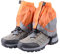 TRIWONDER Unisex wasserdichte Gamaschen, Leicht Trail Gaiters, Niedrig Gaiter für Wandern, Klettern, Jagd (1 Paar) ((orange & grau)