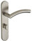 THIRARD - Ensemble de Poignées pour Salle de Bain et Toilette Ouranus - Inox Brossé - Condamnation - Carré 7 mm - Entr'Axes 195 mm - Design Élégant - Gris