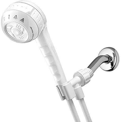 Waterpik SM-451T PowerSpray+ Tête de douche massante Blanc, SM-451E