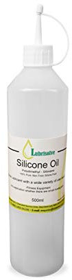 Lubrisolve Silicone Oil 100% Pure Clear & Non-Toxic Use for Fitness Equipment, Moving Parts (500ml)