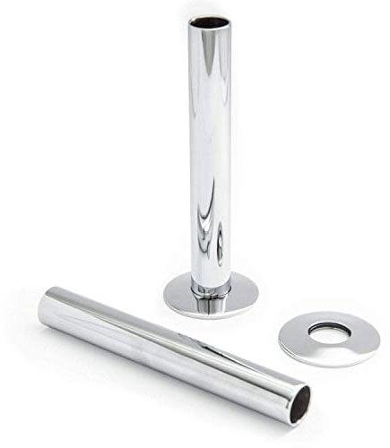 130mm Pipe Sleeve/Shrouds/Covers and Collar Set | Foundry (Pair) (Chrome)