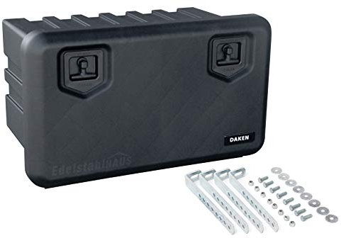 LKW Staukasten 858x522x500mm, 134 Ltr + Vertik. Halter Staubox Daken A130+VH402