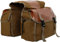 TentHome Sac de Vélo Rétro Sacoche de Porte-Bagages Sac Double de Siège Arrière pour Vélo Moto (Kaki)