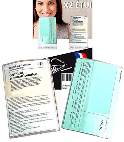 BLAUBODY Pochette Rigide pour Carte de Jeu, Documents - Etui Porte Carte Rigide Premium (Garantie A Vie)