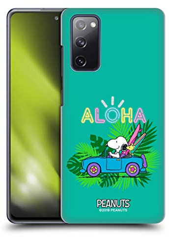 Head Case Designs Offizielle Zugelassen Peanuts Tropischer Surf Snoopy Aloha Disco Harte Rueckseiten Handyhülle Hülle Huelle kompatibel mit Samsung Galaxy S20 FE / 5G