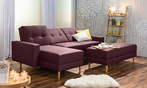Max Winzer Funktionssofa Just Cool Flachgewebe Burgund