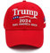 Trump Hat 2024 MAGA Hat Make America Great Again Donald Trump Slogan mit USA-Flagge Cap Trump Merchandise Geschenk für Damen Herren, Trump-Hut, Rot, M