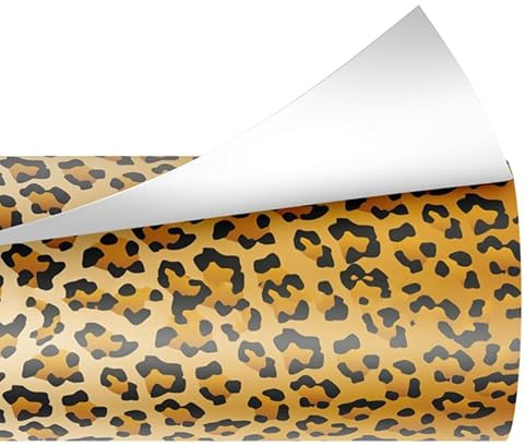 Design Auto-Folie Tiger Leopard 3D Car-Wrapping Luftkanäle blasenfrei 100x150cm