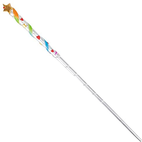 Cottage Garden Remembrance Rainbow Baguette magique en résine de collection 35 cm