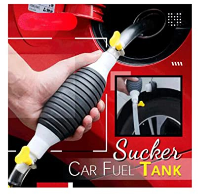 Nihexo Multifunction Liquid Sucker,Water Pump Oil Pump,High Flow Siphon Hand Pump Portable Manual Car Fuel Transfer Pump for Gas Gasoline Petrol Diesel Oil Liquid Water Fish Tank with 2M Syphon Hose