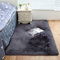 Tomifine Faux Lammfell Schaffell Teppich Super Weich Kunstfell Teppiche Dicker Flauschig Teppich Bettvorleger Sofa Matte (40x60 cm,Dunkelgrau)