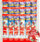 18x 15g OYOY Weihnachtsmann Schokolollies am Stiel aus Vollmilchschokolade I Schoko Nikolaus am Stiel I Ideal als Adventskalender Füllung Kinder oder Weihnachtsfeier Geschenke