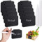 Etikettenhalter - Vaktop PVC Korb Etiketten, 10 Stück Label Halter mit 2 Stift, Regal Clips Etiketten - für Lagerung Körbe Organisationsbox (Schwarz)